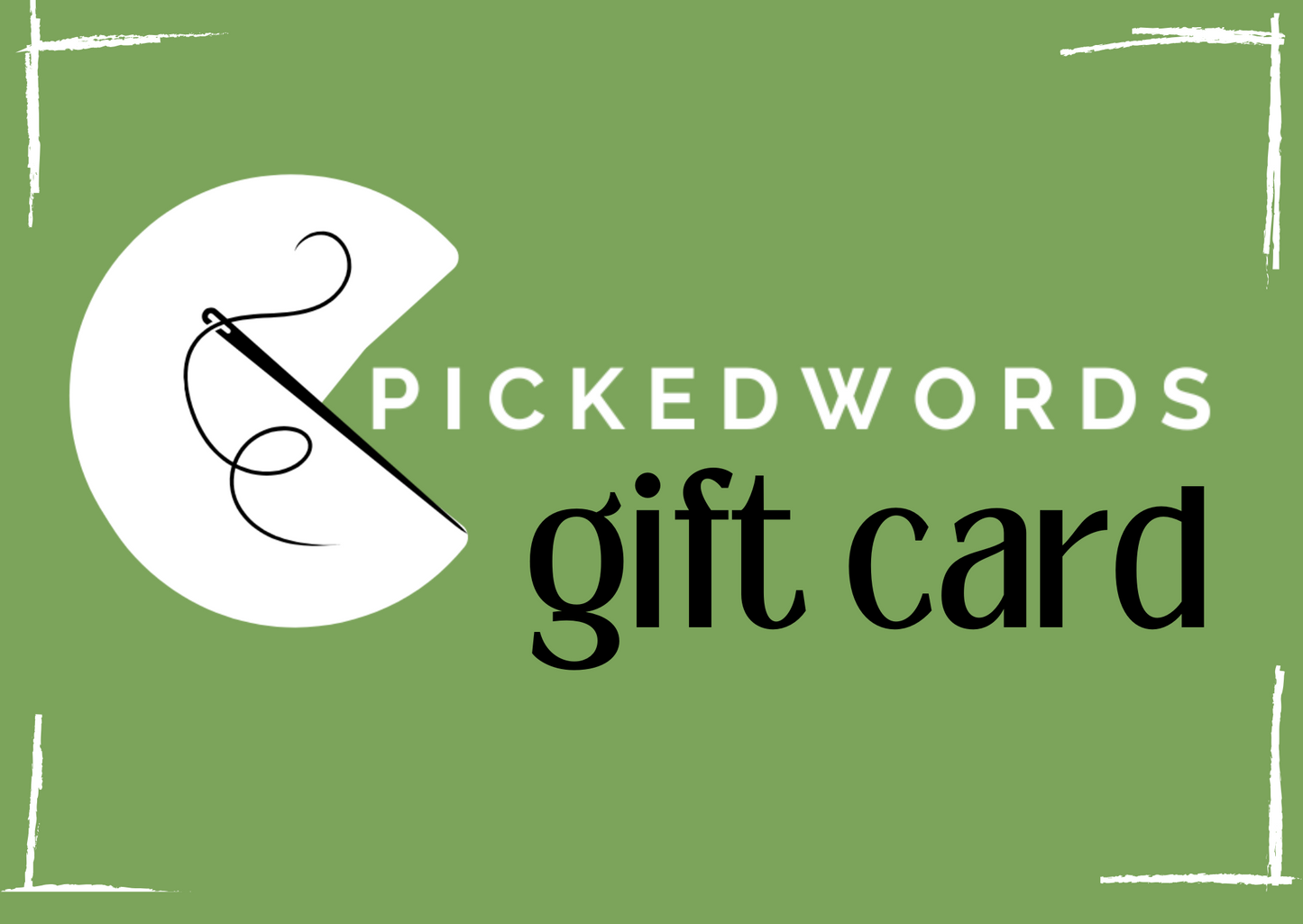 PickedWords Gift Card